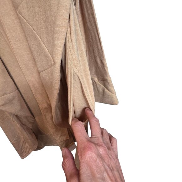 Attitudes by Renee Cardigan Womens Medium Large French Terry Belted Wrap - Picture 6 of 16